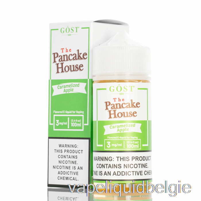 Vape Smaken Gekarameliseerde Appel - Het Pannenkoekenhuis - Gost Vapor - 100ml 6mg